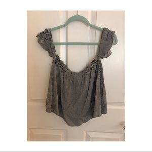 Flynn Skye striped crop top